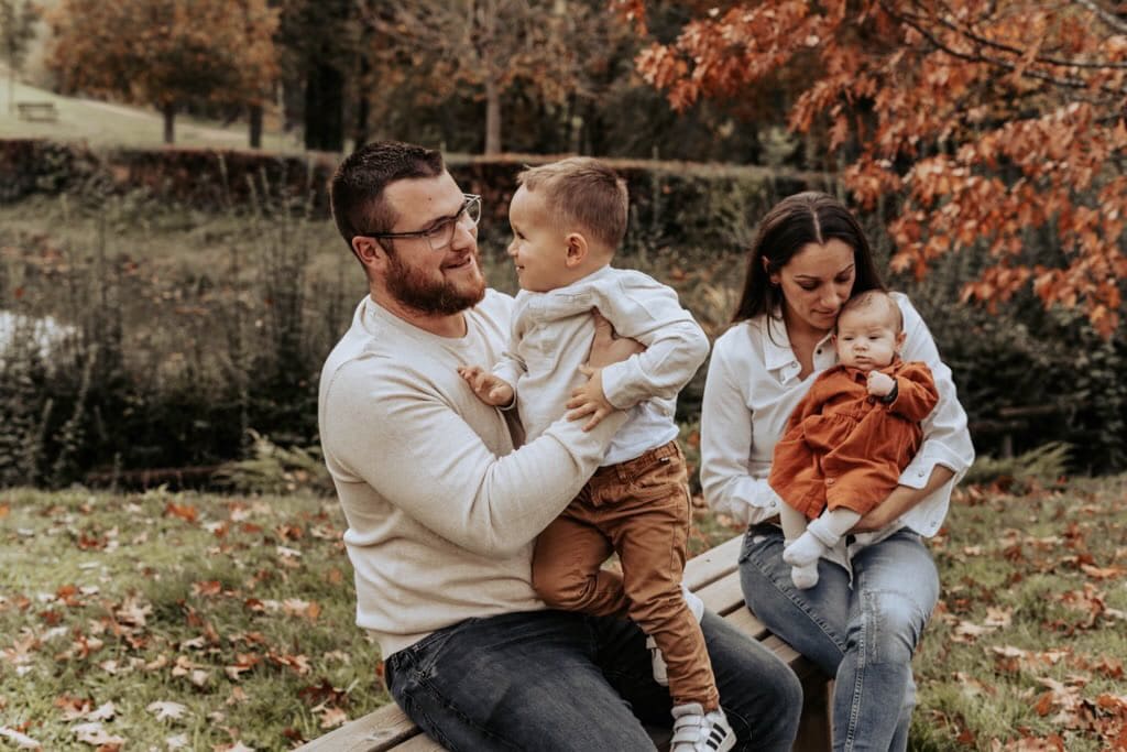 Partage d'histoire de deuil, photo de famille de Péroline