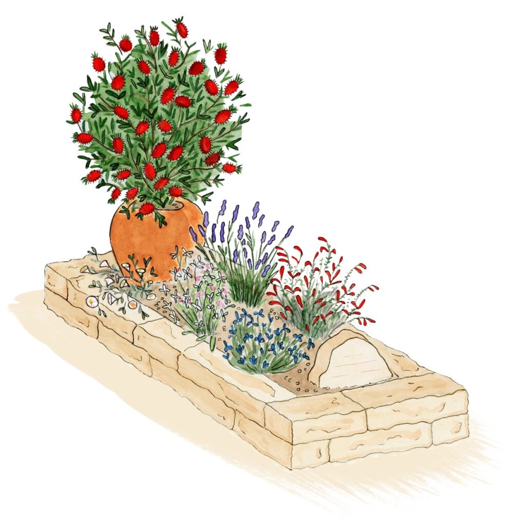 Cimetière en fleurs tombes paysagères sur mesure