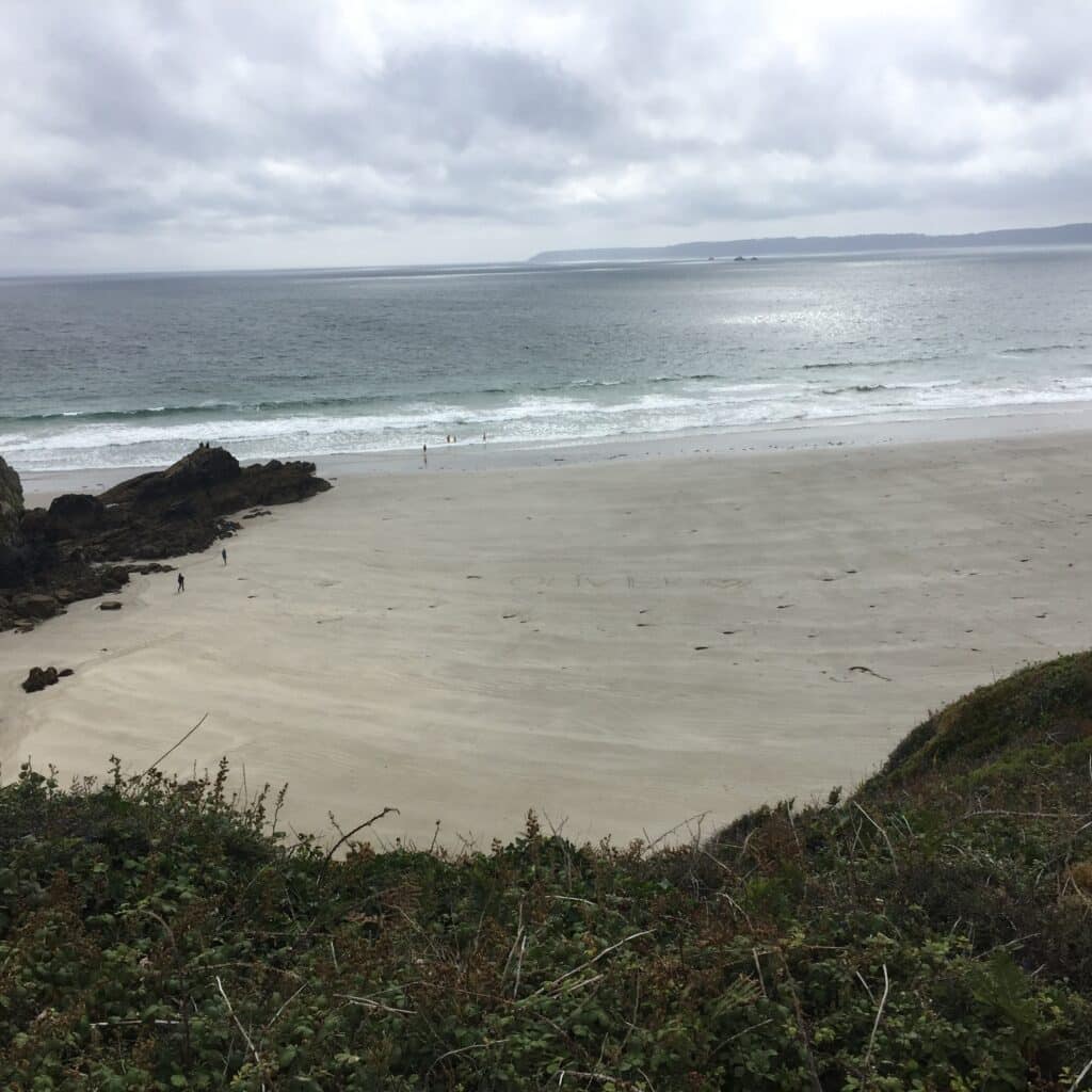 Plage de  Trezbihan (Telgruc sur mer) finistère, où nous sommes tous  allés, selon la volonté d'Olivier, après l'enterrement ...