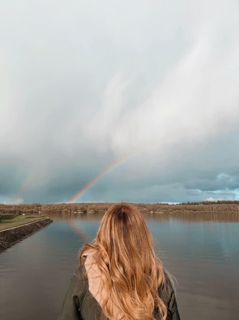 Partage d'histoire de deuil par Maéva, arc en ciel